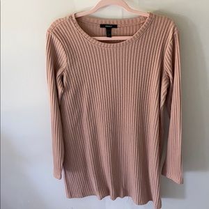 Blush Pink Forever 21 Sweater Dress